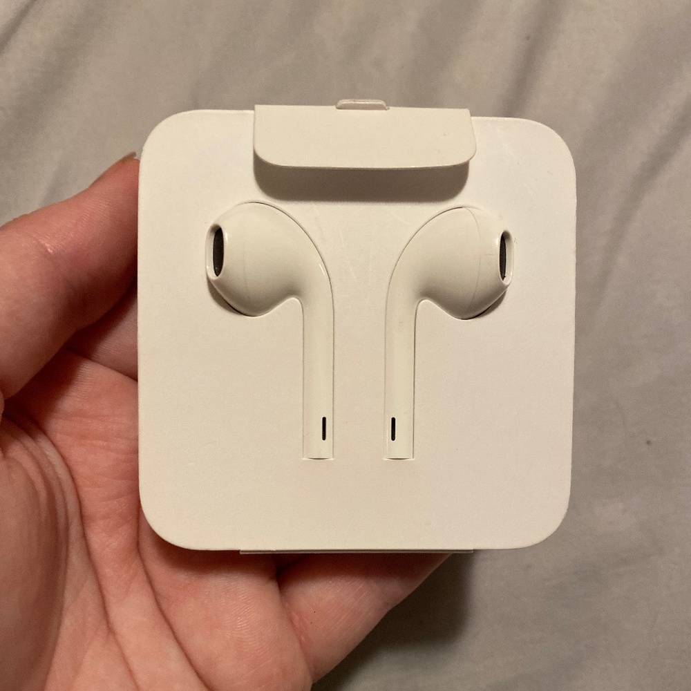 Apple earbuds (never been used)